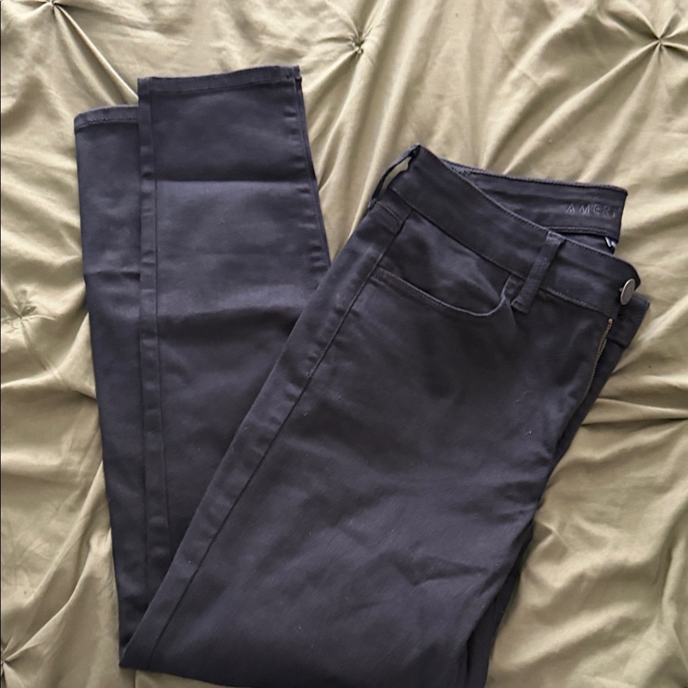 American Eagle Outfitters Dark Gray Skinny Jeans